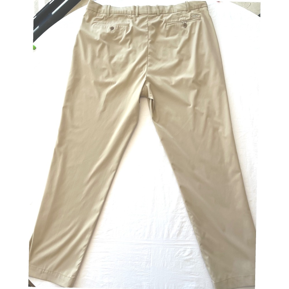 Lands' End Mens‎ Traditional Fit Chino Pants Size 38 Beige Cotton Blend